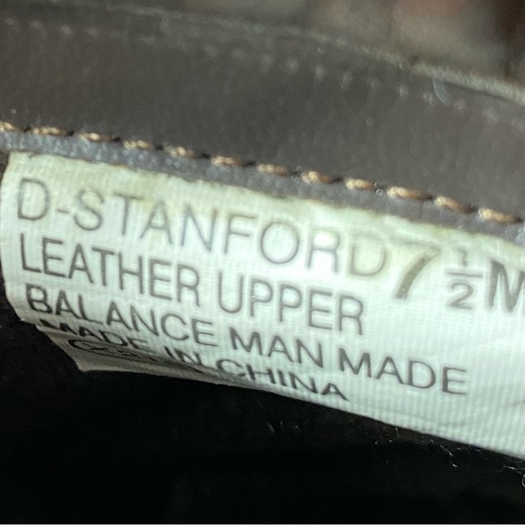 Vintage Lacers Boots Booties Oxfords Brown Leather Ankle Danexx Size 7.5 M - Picture 7 of 11